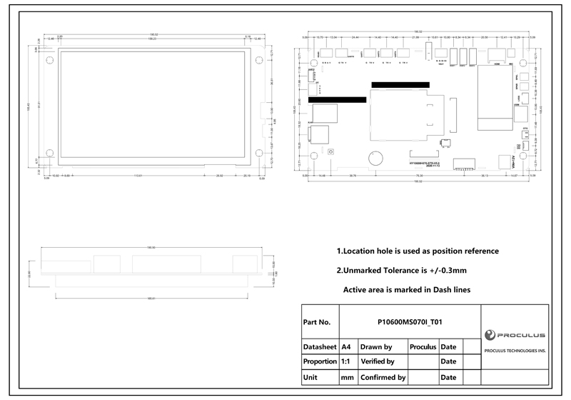 7 Inch Android LCD module