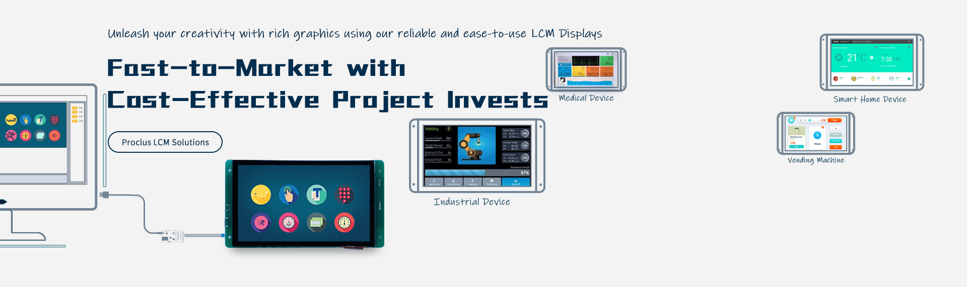 Get Your Custom LCD Module Products