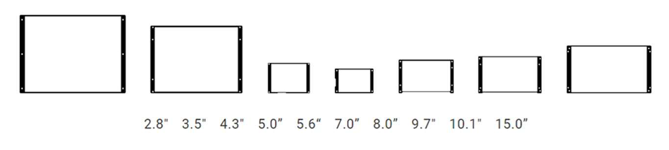PROCULUS DISPLAYS WITH WIDE VARIETY OF SIZES